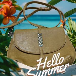 Antik Kraft small crossbody tan/mustard color